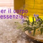 scrub corpo con oli essenziali
