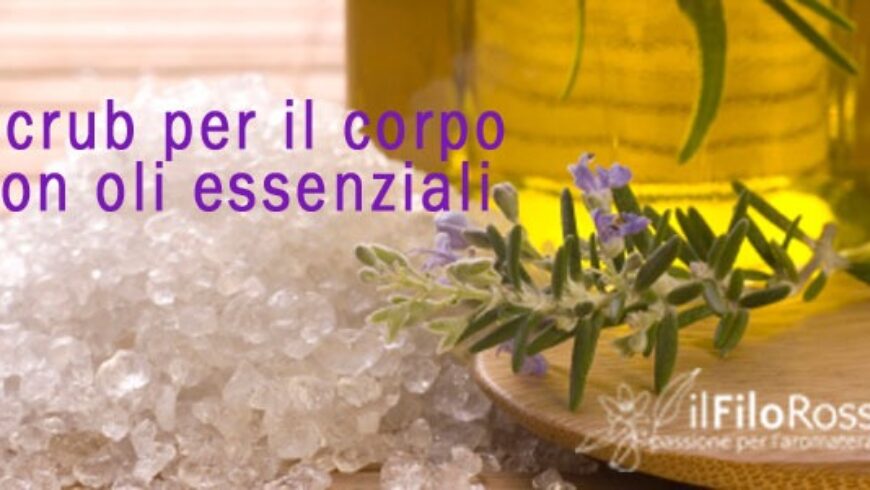 Scrub corpo con sale e oli essenziali
