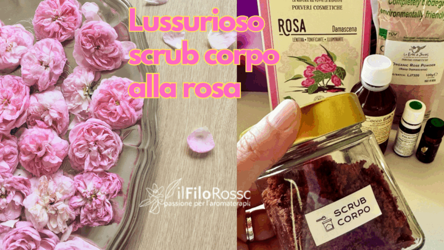 Lussurioso scrub corpo alla rosa