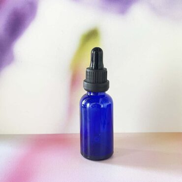 Flacone contagocce in vetro blu - 1 da 30ml